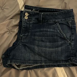 American Eagle Dark wash jean shorts